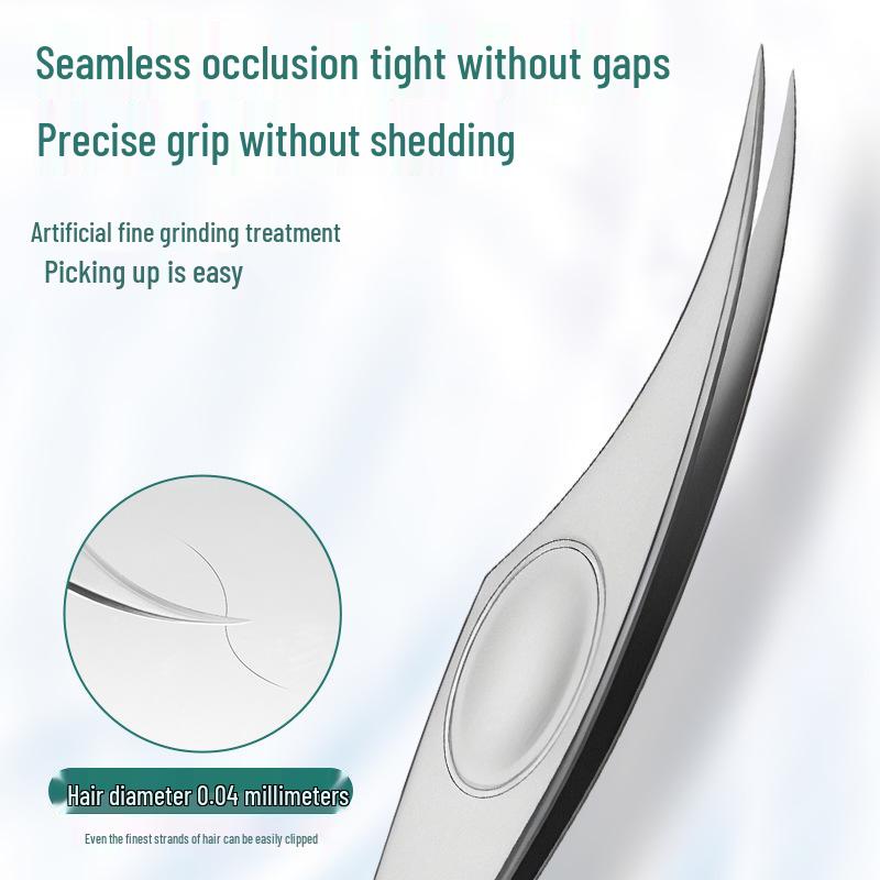 Phoenix High-Precision Non-Magnetic Stainless Steel Tweezers for Eyelash Grafting and Blooming