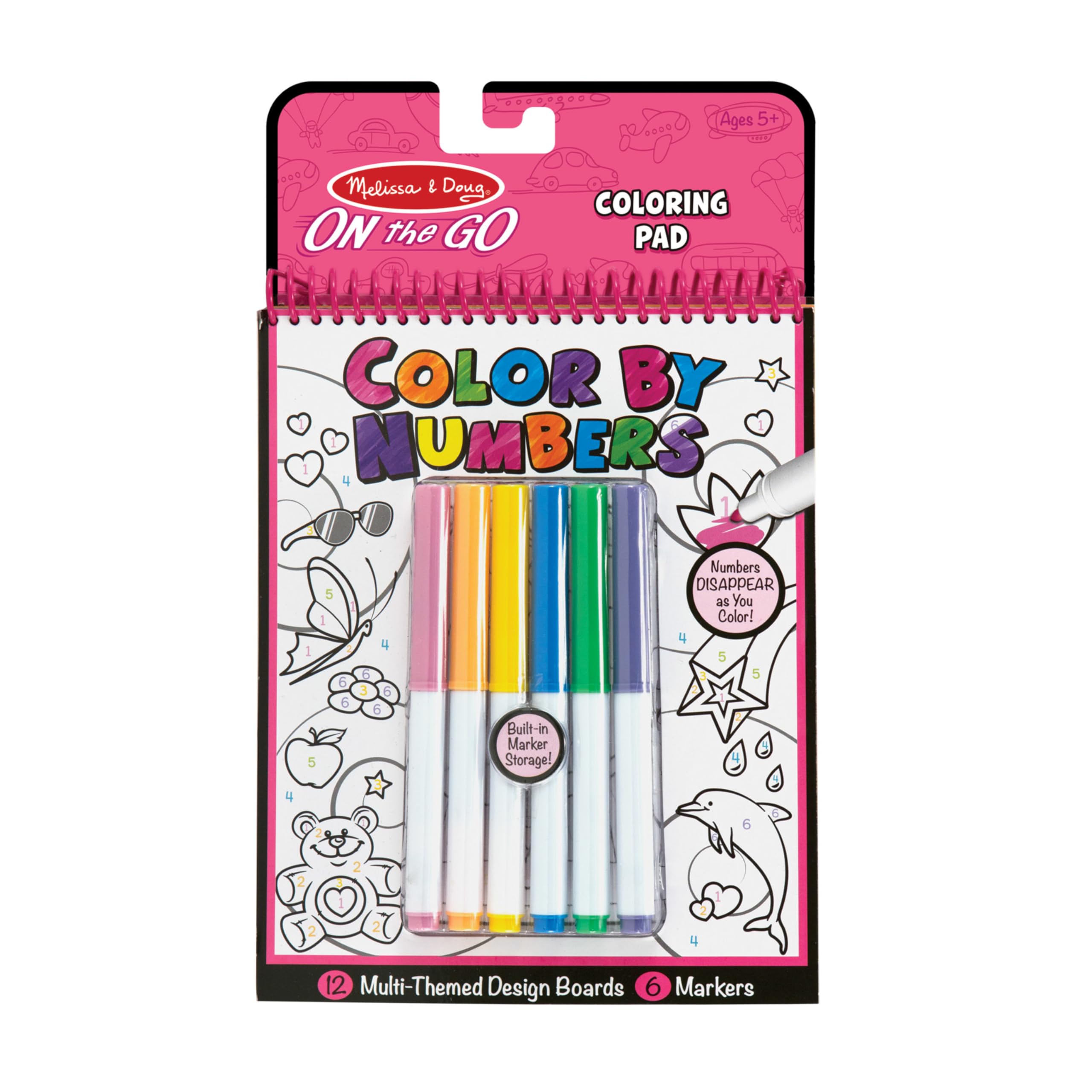 

Melissa Doug Color Play раскраска цветная ручка 6 цветов 5377 подлинный продукт и