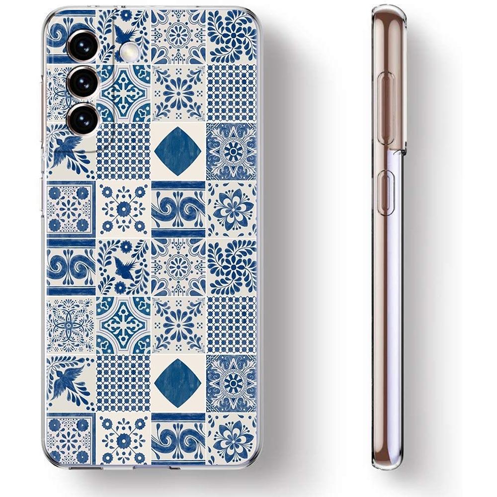 Mandala flower totem Clear Silicone Phone Case For Samsung Galaxy S23 S22 5G S20 Ultra S21 FE 5G S10E S9 S8 S10 Plus Soft Cover