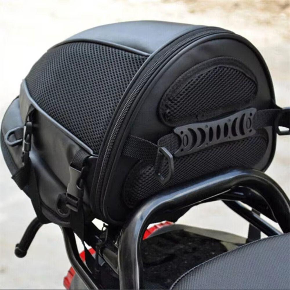 Waterproof Rear Seat Strap Bag Wear Resistant Back Seat Carry Luggage Bag  Saddle