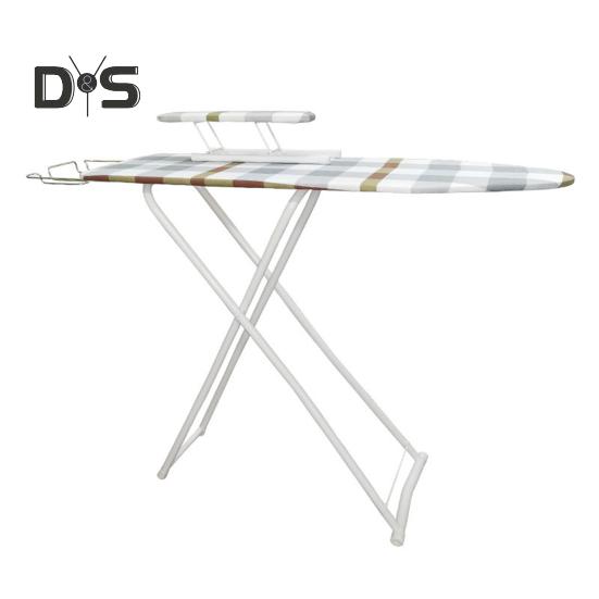 

2 шт./компл. 42-дюймовая настольная гладильная доска с подставкой для утюга, регулируемая по высоте, съемный термостойкий чехол, складные нескользящие рукава для одежды, мини светло-серый