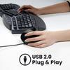 Perixx Left Hand Ergonomic Mouse Ergonomics PERIMICE-513L (Wired USB)