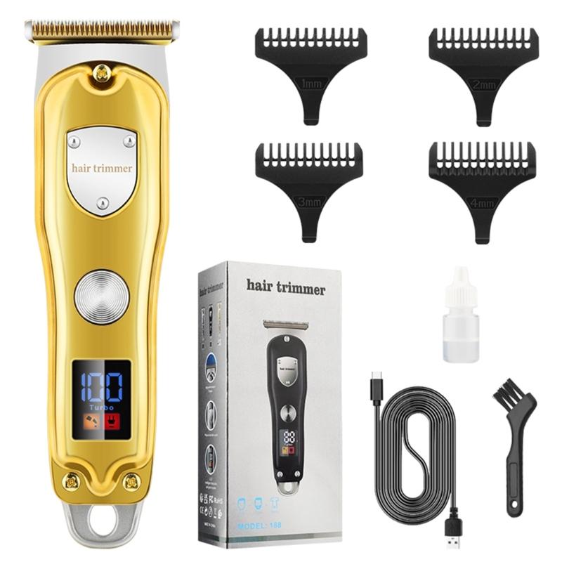 

2 скорости бритвенная головка регулировка бороды бритвы машинка для стрижки волос парикмахерская машинка для мужчин триммер для ухода бритва аккумуляторная золотой