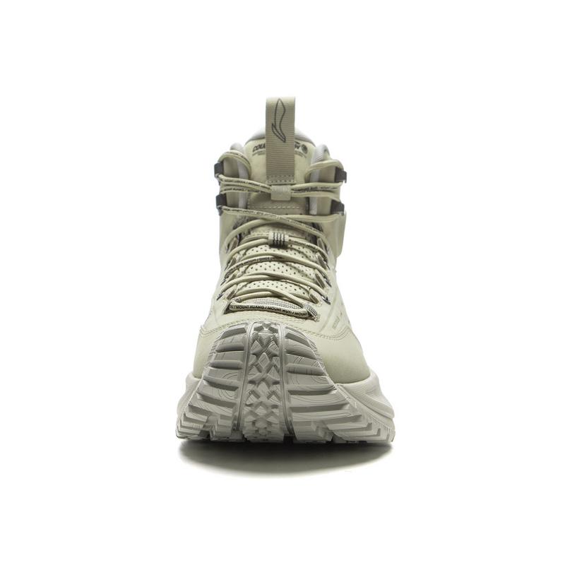 Li Ning Outdoor CF River Leather Hi Warm Shock Absorption Support Durable Breathable Non-Slip High-Top Hiking Shoes Unisex Hiking Shoes AHTU015-5
