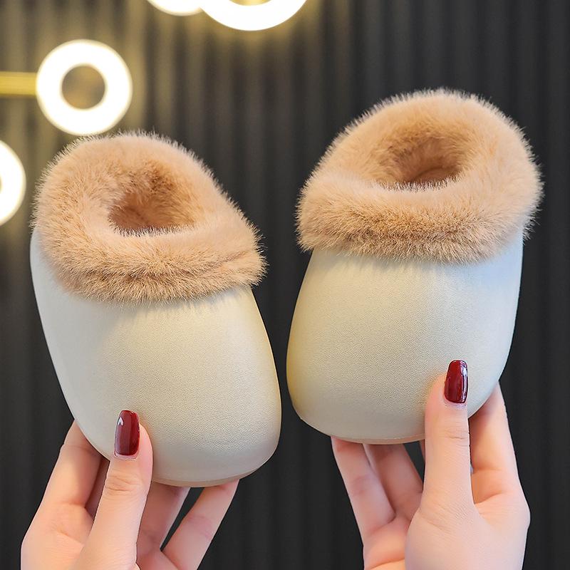 Wasserdichte Schneestiefel aus Baumwolle für Babys und Kleinkinder: Warmer Stil mit Fersenschutz für Herbst & Winter, Bereit für den Außenbereich