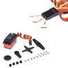 13KG Digital Servo RC Servo High Torque Metal Gear Splash Proof Servo for 1 10 1 8 RC Car RC Boat RC Airplane RC