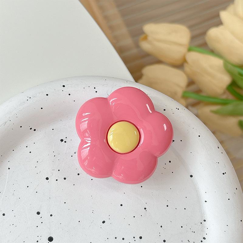Xiaoqing Fresh Wind Flower Mobile Phone Airbag Bracket Paste Lazy Desktop Watching Drama Support Stand Portable Ring Men'S And Women'S