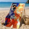 Custom Name Daycare Star Adventure Heart In Space Adventure Microfiber Beach Towel, Lightweight for Summer Travel, Swimming Pool Fan Gift