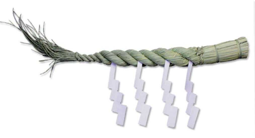 

Kamidana no Sato Shimenawa (Shimenawa Rope) for Medium to Large Shinto Altars, Approximately 90cm Long, 3 Shaku (3 ft) Long, Daikonjime (Radish Tie)