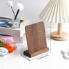 Creative 72 Holes Earring Holder with Base Jewelry Display Wood Earring Stands Desktop Jewelry Rack Display