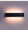 Black LED Wall Lamp: Dimmable Bedside Reading Light for Guest Room and Bedroom