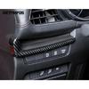 For Mazda 3 M3 Axela - 2024 2025 Carbon Fiber Center Console Dashboard Air Condition Vent Outlet Cover Trim Accessories