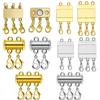 2 Stück mehrsträngige Halskette, mehrschichtig, Hummerverschluss, Schiebe-Magnet-Röhrenverbinder, Verschlüsse, Magnetischer Separator für Armband, Schmuckherstellung