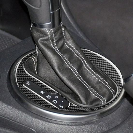 Carbon Fiber Gear Shift Panel Cover Trim For Volkswagen Beetle 2012-