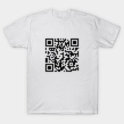 Men Black Print T-shirt Super Large TShirt Rick Roll No-Cut Transfer Paper Print Cotton Tshirt