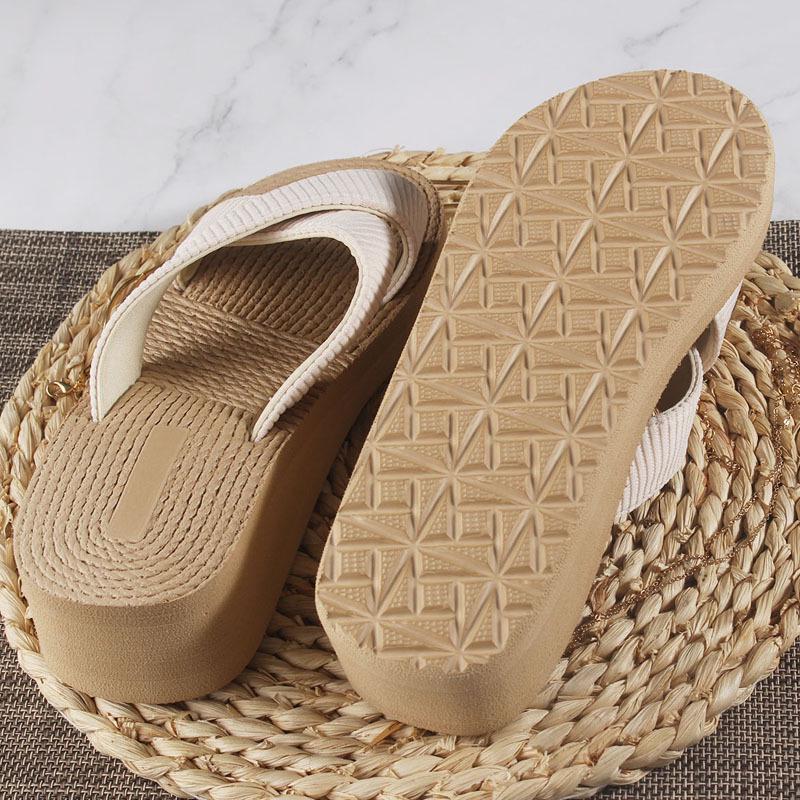 Women's Ethnic Style EVA Wedge Heel Sandals & Slippers - Summer Lightweight Beach & Indoor Shoes