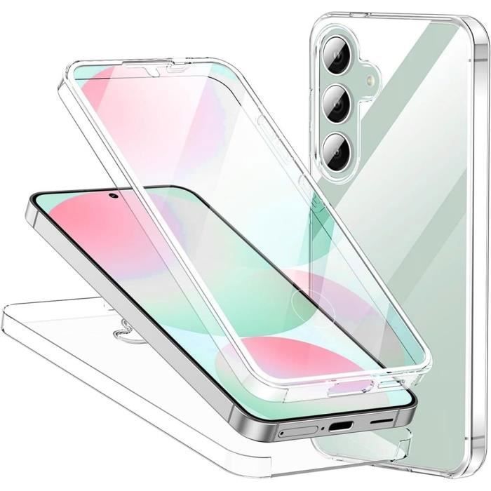 Coque de protection pour Samsung Galaxy S25 - Antichoc - Transparent - Silicone+PC