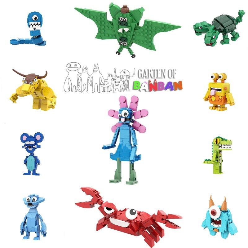 Baban Kindergarten Building Blocks Season 3 Green Monster Doll Garden Handicraft Baban Playground Building Blocks Toy