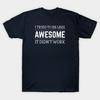 Asiatische Größe Herren Schwarzes Print-T-Shirt Lustige Zitate No-Cut-Print Baumwoll-T-Shirt
