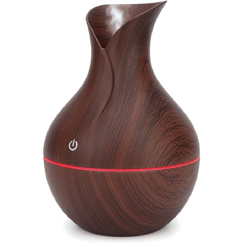Humidifiers High Capacity Cool Mist Humidifier,for Bedroom,Babyroom, Living Room, Humidifiers (Dark Wooden Grain)