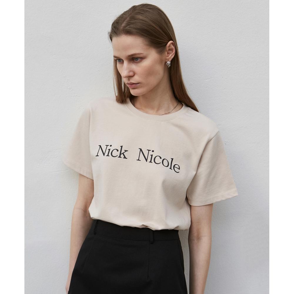 

NICKNICOLE NICOLE CLASSIC REGULAR TEEBEIGE