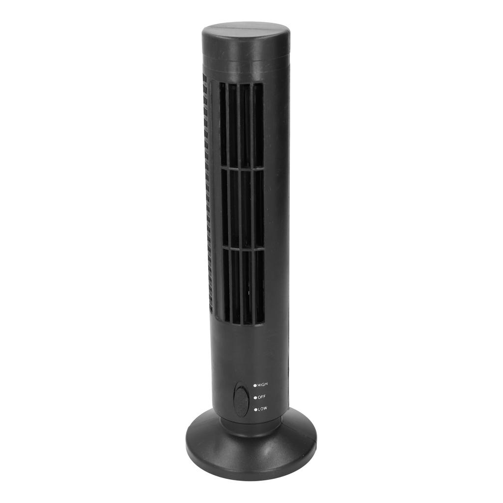 Tower Fan USB Bladeless 2 Speeds Quiet Energy Saving Portable Tower Cooling Fan for Home Use