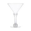 20 Pcs Clear Disposable Wine Glass 5 Oz Goblet Party Supplies Plastic Margarita Glasses  Champagne