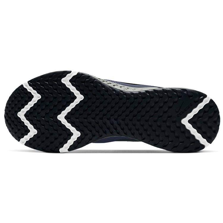 Nike Revolution 5 Comfortable Fabric Cushioning Non-Slip Breathable Low-Top Casual Running Shoes Men Sneaker Midnight-Blue BQ3204-404