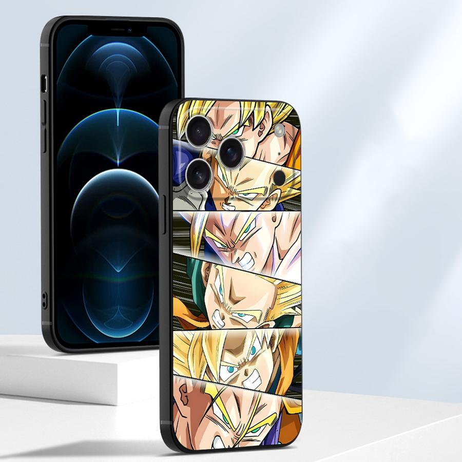 Funda Phone Cover Case for iPhone 17 Pro Max 12 16 15 Plus 14 13 Mini 7 8 Air SE 11 XS XR D-ragonS B-allS Cartoon