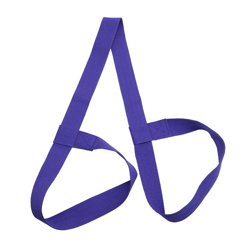 

Ремень для йоги, спортивный плечевой ремень, ремень для хранения коврика для йоги, набор веревок, регулируемый канат для фитнеса и спортзала, 160 см*3,8 см фиолетовый