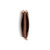 COACH Corner Zip Coated Canvas Leather Coin Purse Pochette Clutch Regular Women's Brown (Unisex) Clutches 87591 IMS5U