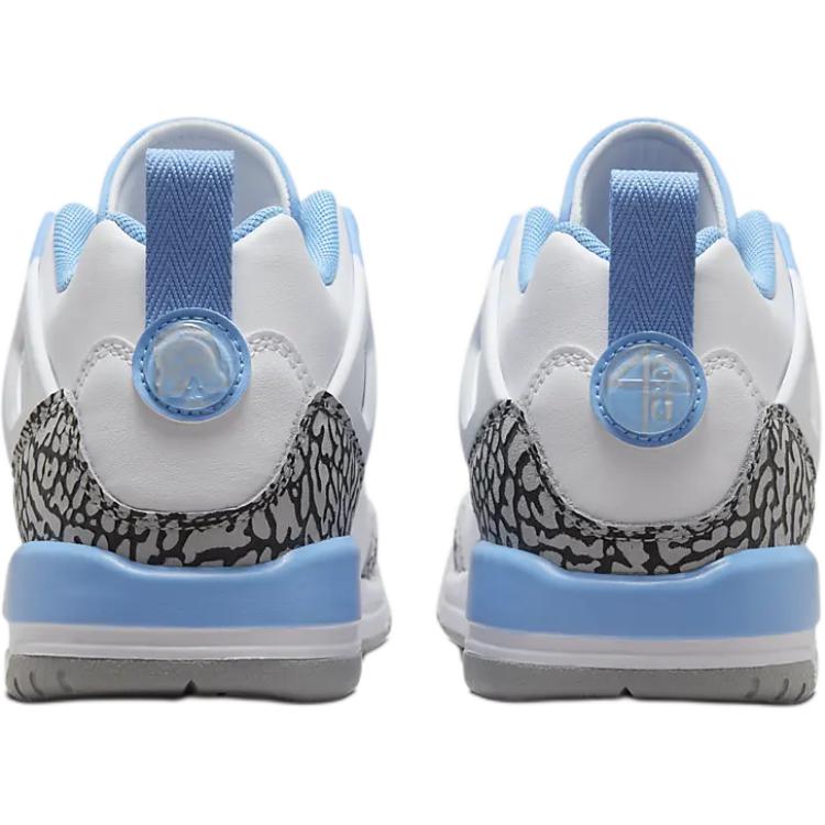 Neue Jordan Spizike Rutschfest Verschleißfest Low Top Kinder Basketballschuhe Weiß Blau Jugendliche FQ3950-141