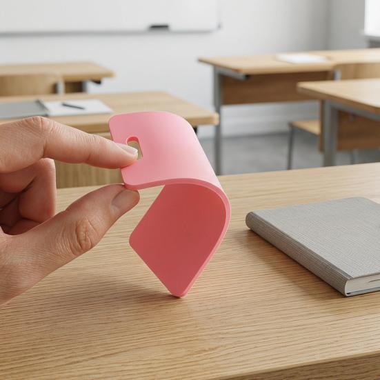 Erasable Silicone Memo Note, Reusable Write on Tag with Marker, Wipeable Notebook for Office School, Pocket Size Notepad