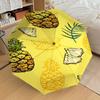1pc Pineapple Fruit Automatic Open/Close Umbrella Compact Folding Umbrella with 8-Rib Shaft for Women/Men, Elegant Birthday1139S