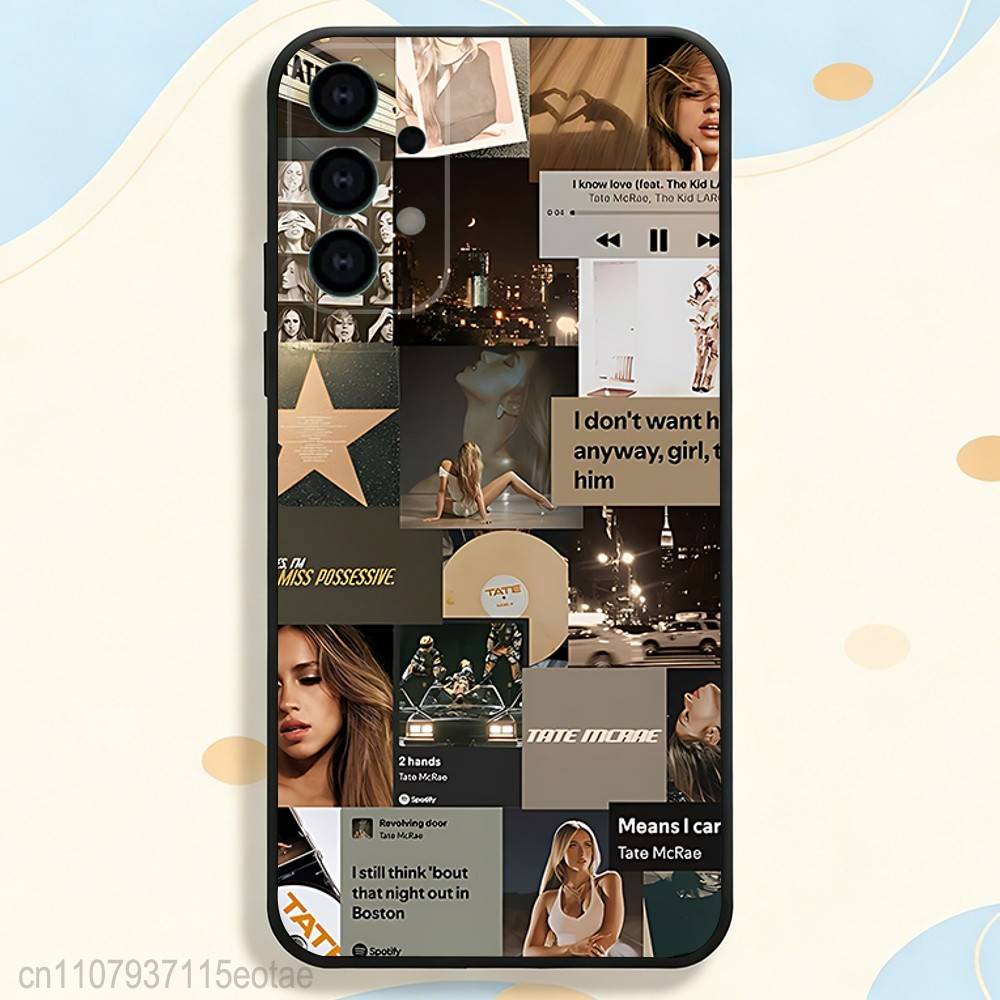 T-Tate M-McRae Cool singer Phone Case for Samsung S series s21 s22 s23 s24 s25 FE Plus Ultra TPU Soft to Skin-friendly case