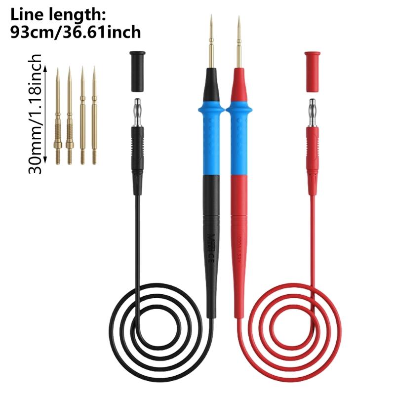 23A 1000V Multimeter Pen High Temperature Resistance Probe Replacement Multimeter Tester Probe Pen Electrical Test Probe