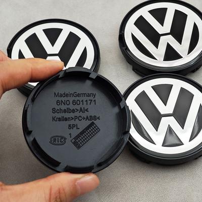 Heiß 4 Stück 55mm 56mm VW Logo Auto Radnabendeckel Für Volkswagen VW Santana Bora Jetta Felgen Nabenkappe Kappen 6N0601171 Zubehör