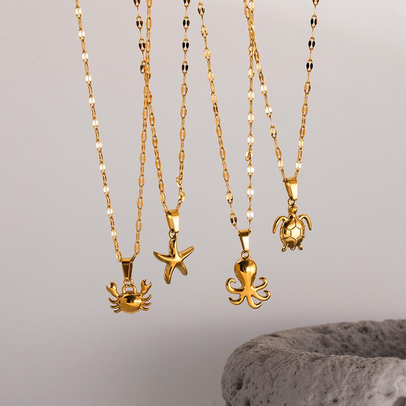 European & American New Ocean Style Titanium Steel Clavicle Necklace: Chic, Versatile, High-End Women's Bestseller