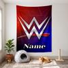 WWE (1) Tilpassbar dekorativ veggvev med navn, ideelt valg for veggdekor i soverom, stuer, hybler og hjem
