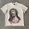 2000s Summer Short Sleeve 100 Cotton Vintage Casual Tee Streetwear Tops Unisex Oversize Tshirt For Unisex