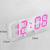 3D LED Digital Clock Simple and Stylish LED 3 Alarms Electronic USB Table Clock Time Temperature Wall Clock for Living Room