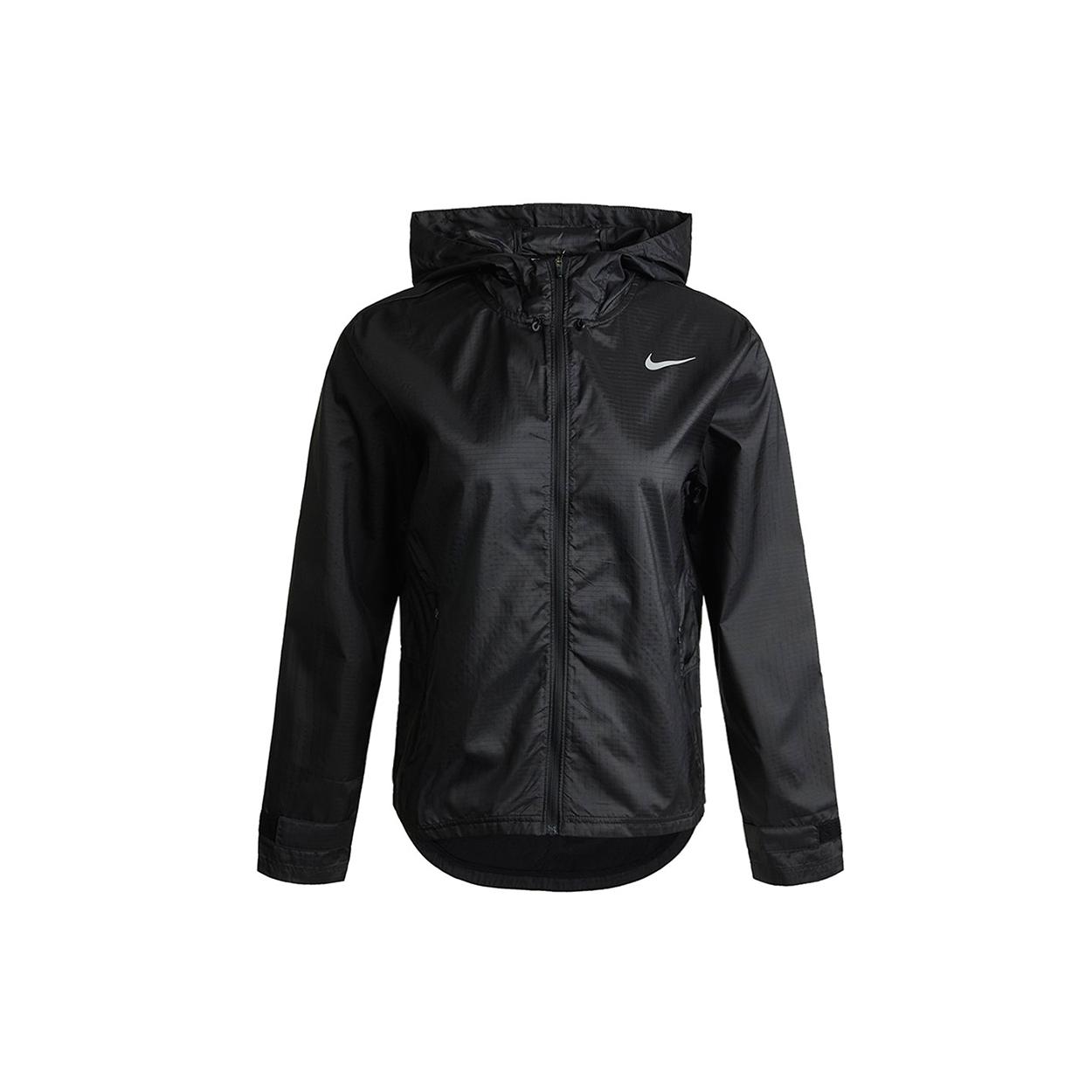 

New Nike Essential Women s Running Jacket Black CU3218-010 M