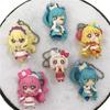 Bandai Capsule Toys Pretty Cure Tropical-Rouge Summer Angel Flamingo Cure Peace Blossom Happy Peach Figure Pendant No Box