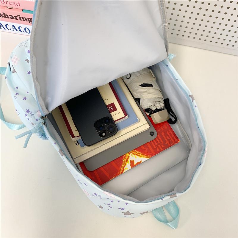 Zaino Borsa Scolastica Ragazza Zaino Per Bambini Bambino Bambino Adolescente Femmina Classe Cartella Scolastica Primaria Donna Zaino Adolescente Zaino per Libri Kit