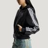 adidas Original Damen Kunstlederjacke Pad Warm Sportlich Kapuze Reißverschluss Baumwollmantel Damenjacken KU6857