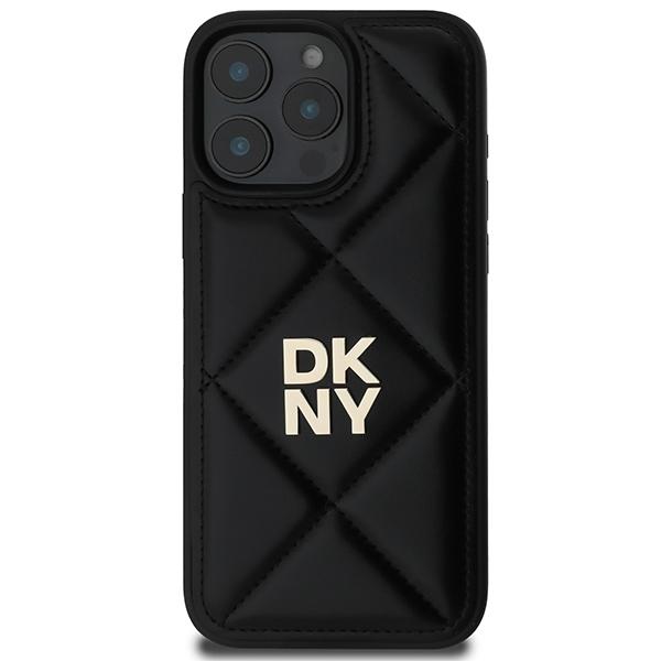 Dkny Dkhcp16Lpqdslk Iphone 16 Pro 6.3Czarny/Black Quilted Stack Logo