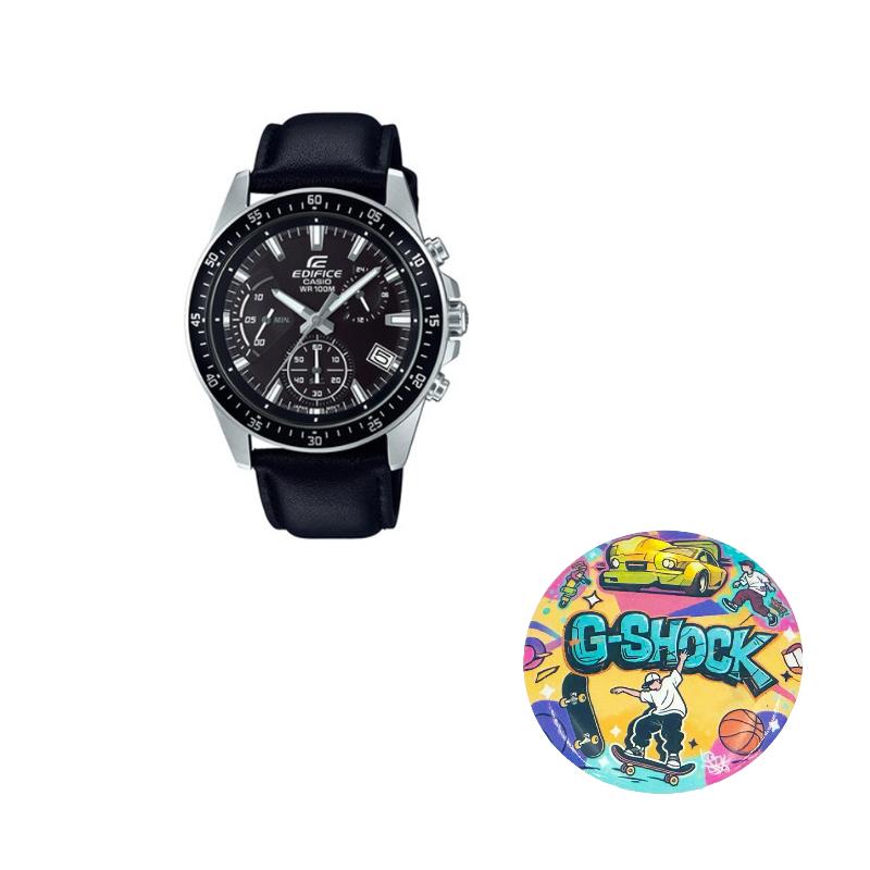 CASIO Men EDIFICE Black Watch EFV-540L-1AVUPR