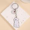 1 Pcs Women Bag Jewelry Pet Dog Golden Retriever Animal Dog Keychain Dog Pendant Pet Keyring Pet Keychain
