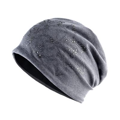 Berretto femminile Berretto autunno e inverno Berretto hip-hop Cappelli con strass floreali per berretti da donna Cappello da donna