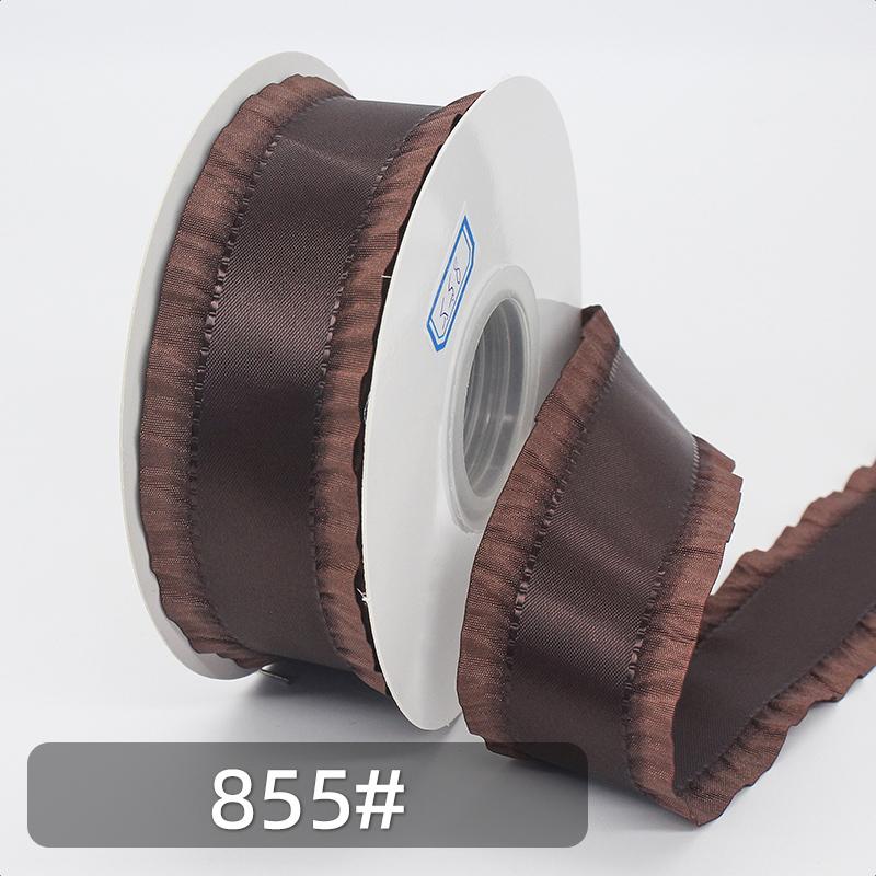 Hot Selling 40 Mm Skirt Shaped Ribbons Gift Wrapping Wedding Christmas Solid Colors DIY 25 Yards Per Roll